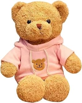 GalateeCute Teddy Bear Plush Stuffed Animal, Teddy Bear with Clothes, Gifts for Children(19.6" Pink)