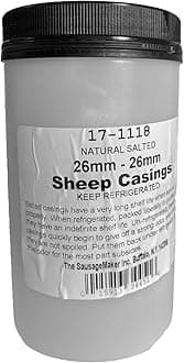 Natural Sheep Casings - The Sausage Maker (26-28mm)
