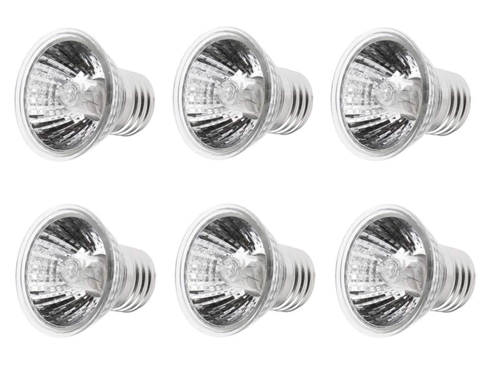 - JKLcom UVA UVB Reptile Light 50W UVA + UVB Full Spectrum Sun Lamp UV Heating Lamp for Turtle Aquarium Aquatic Reptile Lizard,E27/E26 Base,110V,50W,Pack of 6