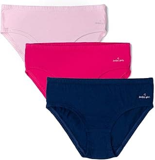 Jockey SG01 Girl's Super Combed Cotton Panty with Ultrasoft Waistband (Pack of 3)
