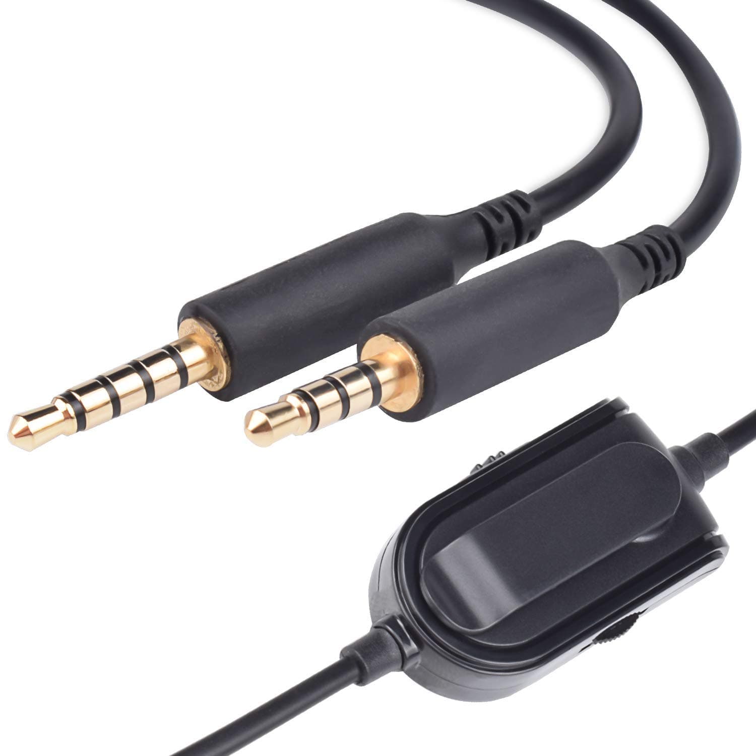 Alitutumao Replacement Astro A10 A40 Audio Chat Cable Cord with Mute Volume Control Works with Astro A10 A40 Gaming Headsets Xbox One PS4 PC Smartphone MixAmp