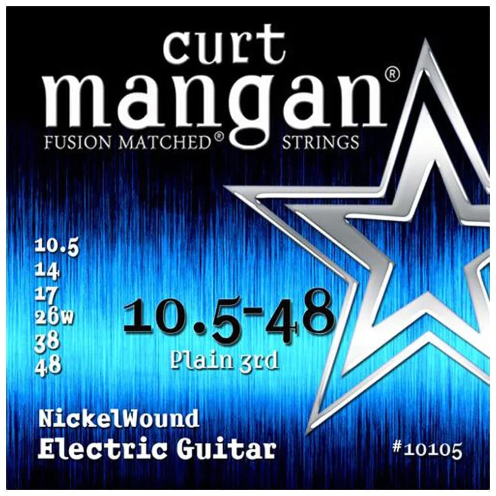 - Curt Mangan 10.5-48 Nickel Wound Electric Guitar Strings