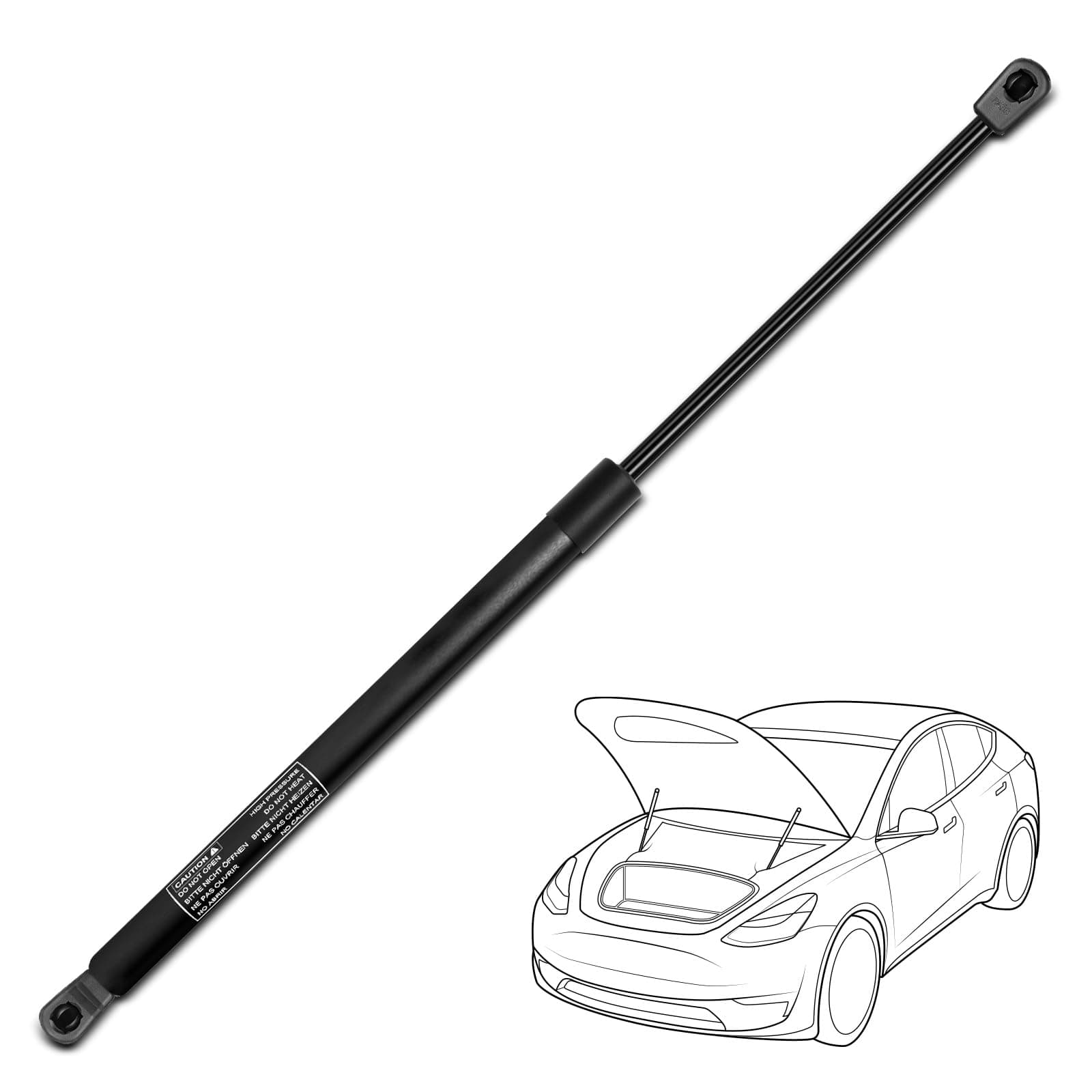 Front Hood Lift Support Struts Gas Shock Spring for Chevrolet Camaro 2010-2015