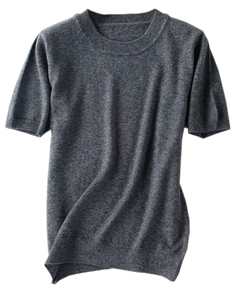 DAIMIDYWomen's Pullover Sweaters Soft Tops，Short Sleeves and Long Sleeves