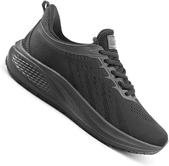 Non Slip Shoes for Men, Food Service Slip Resistant Work Shoes in Restaurant Kitchen Hospital, Breathable Lightweight Sneakers - Zapatos Antideslizantes para Hombres Medium or Wide Size 6.5-13