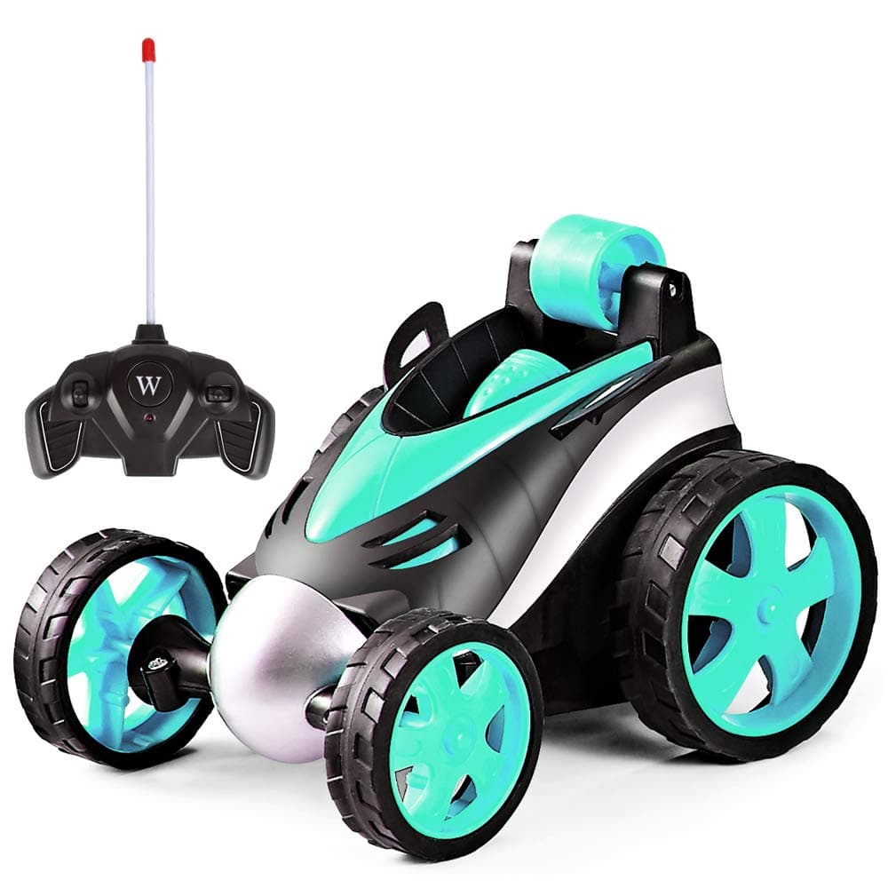 RC Stunt Car for Kids,Remote Control Car,360 Degree Flip,90 Deree Upright,Safe & Durable ABS,RC Car for Boy and Girl,Blue