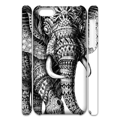 ALICASE Design Diy hard Case Elephant Aztec Tribal For Iphone 4/4s [Pattern-6]