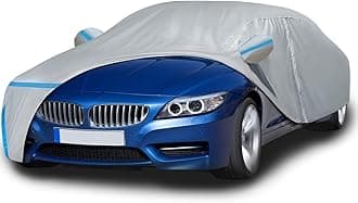 Car Cover for 2002-2025 BMW Z4 E85 E86 E89 G29 Coupe/Roadster/Convertible, Waterproof Custom-fit All Weather Sun Rain Dust Snow Protection Outdoor Car Cover with Door Zipper and Cotton Lining
