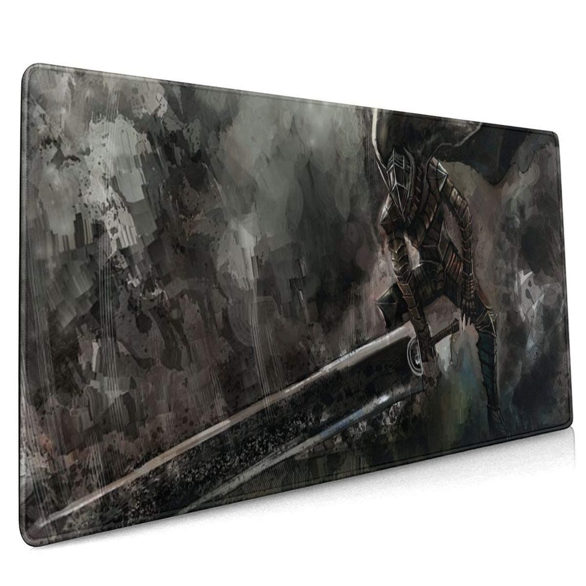 Berserk-Guts Anime Mouse Pad 15.7 X 35.4 Inch (40 X 90 cm) Soft Gaming Mouse Mat Ultra Thick 3mm Extended Large Pattern_1 One Size