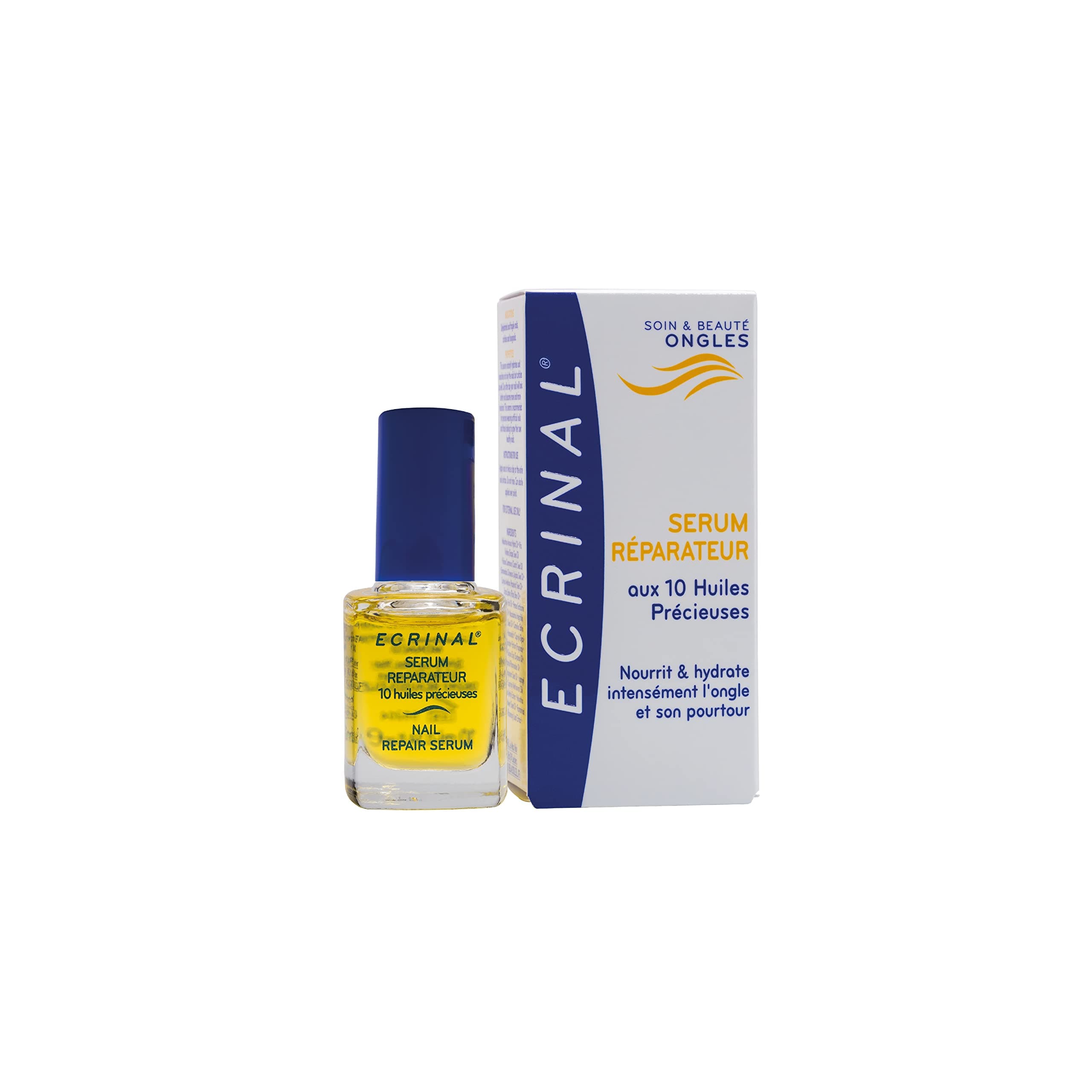 Ecrinal Repair Serum with 10 Precious Oils for Nails, 0.34 Fluid Ounce