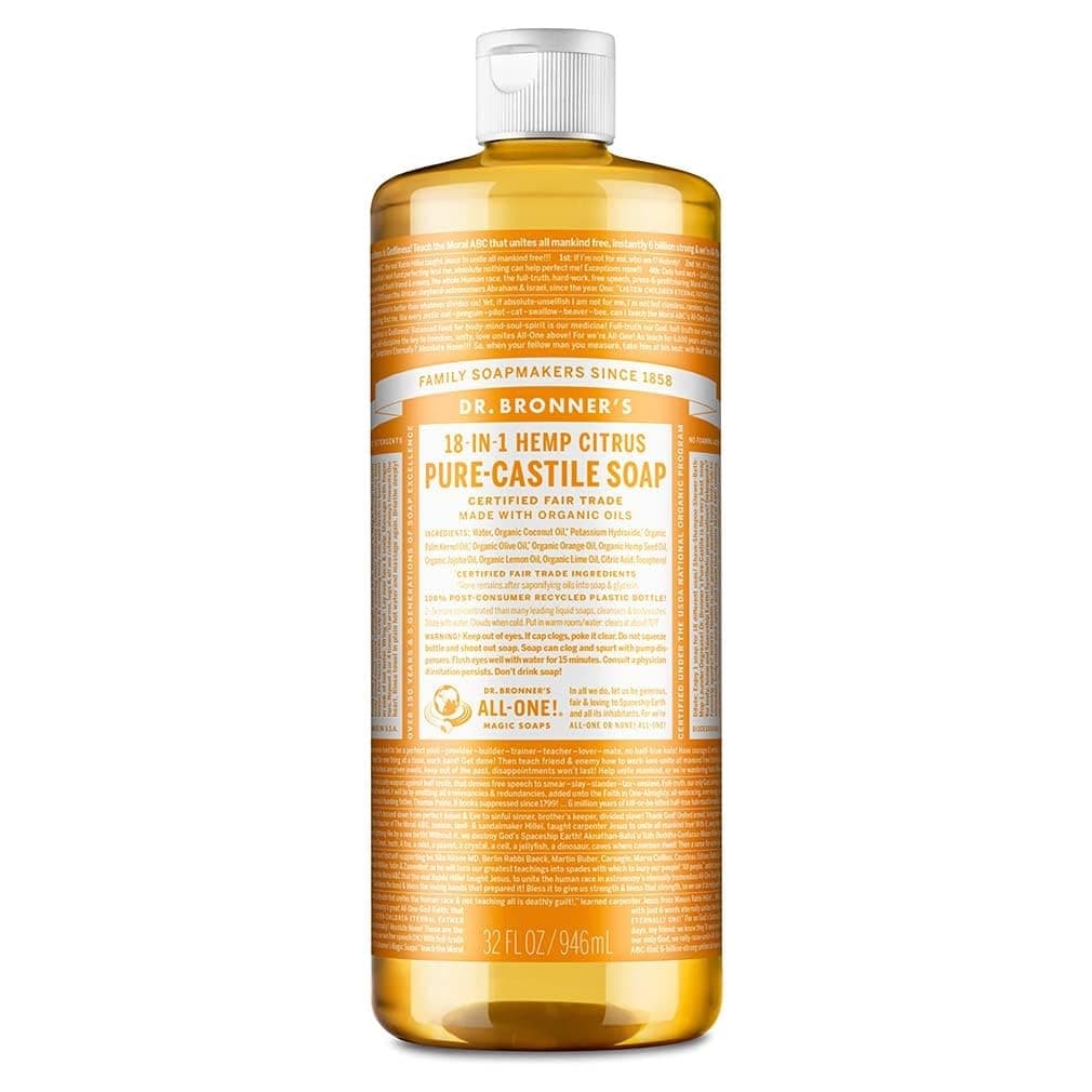 Dr Bronner's 946 ml Organic Citrus Castile Liquid Soap