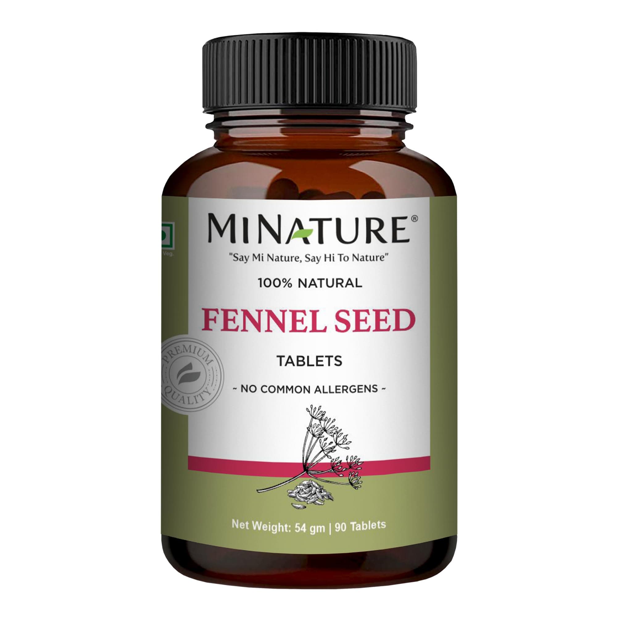 Mi Nature Fennel Seed Tablets (Saunf)