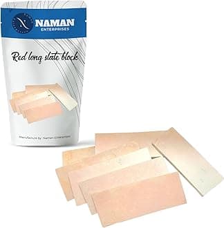 Slate pencil red long slate block pack