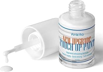 Porcelain Sink Touch Up Paint, High-Gloss Tub Paint, Porcelain Repair Kit White & Appliance Paint for Chips, Scratches, Cracks and Spots on Enamel, Acrylic, porcelain, Sinks, Tubs, Bathtub, Appliances, Metal, Tiles in Kitchen and Bathroom. (Gloss White)