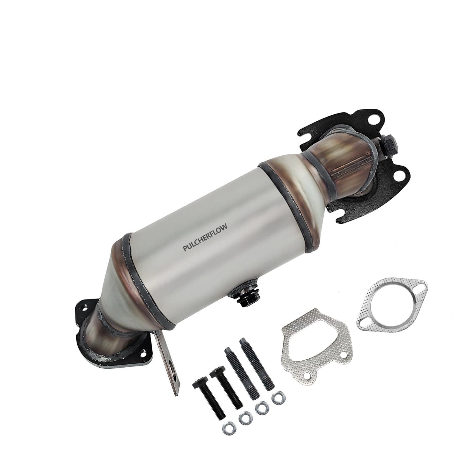 Front Catalytic Converter Compatible with 2014-2018 Jeep Cherokee 3.2L V6, 2015 2016 2017 Chrysler 200 3.6L V6 Catalytic Convertor High Performance (EPA Compliant)