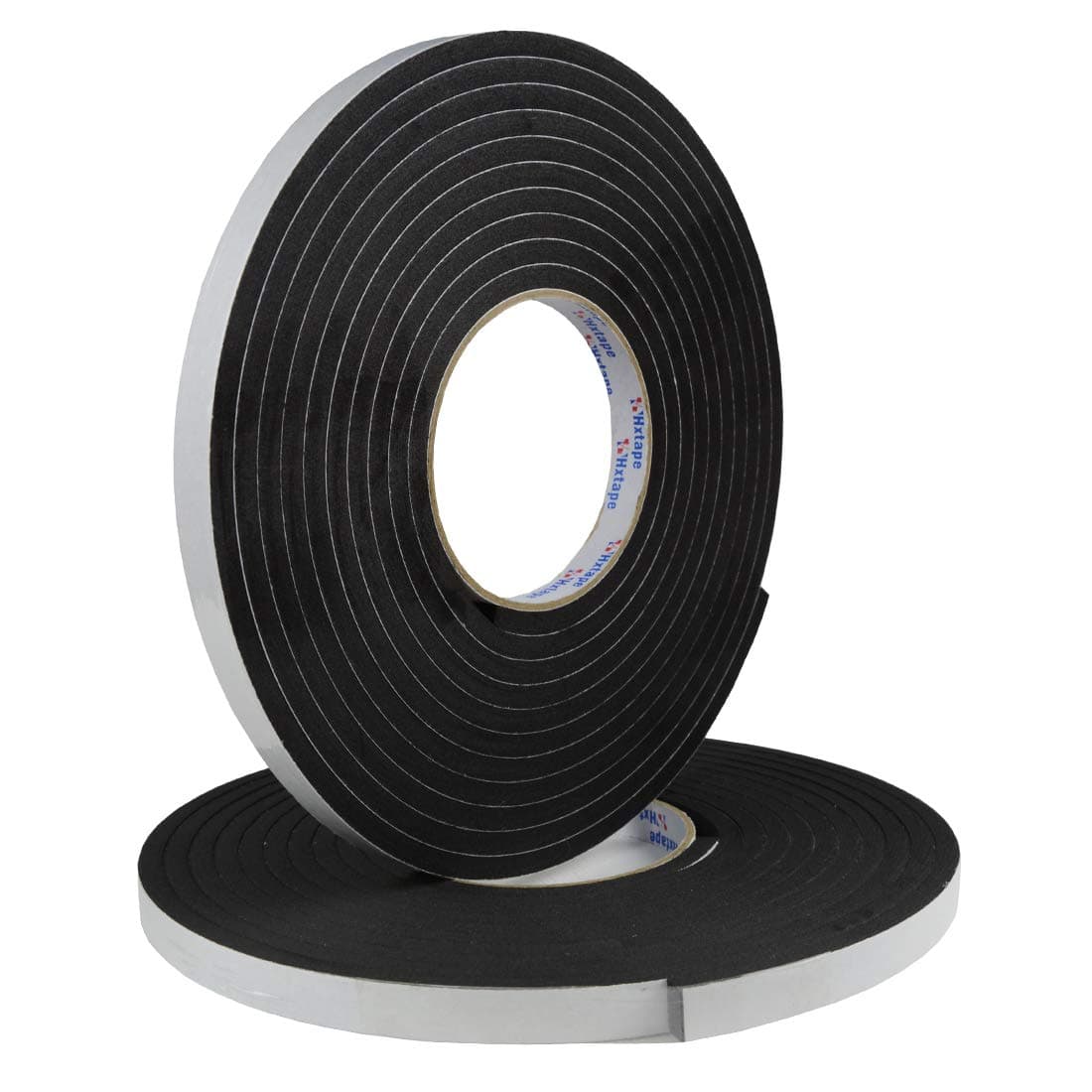 - Seal Foam Tape,1/4" Thick-1/2-16.5 ft 2Rolls, Weather Stripping for Door and Window,High Density Single Sided Closed Cell Door Insulation Weather Strip, Black (1/4" Thick-1/2-16.5 ft)