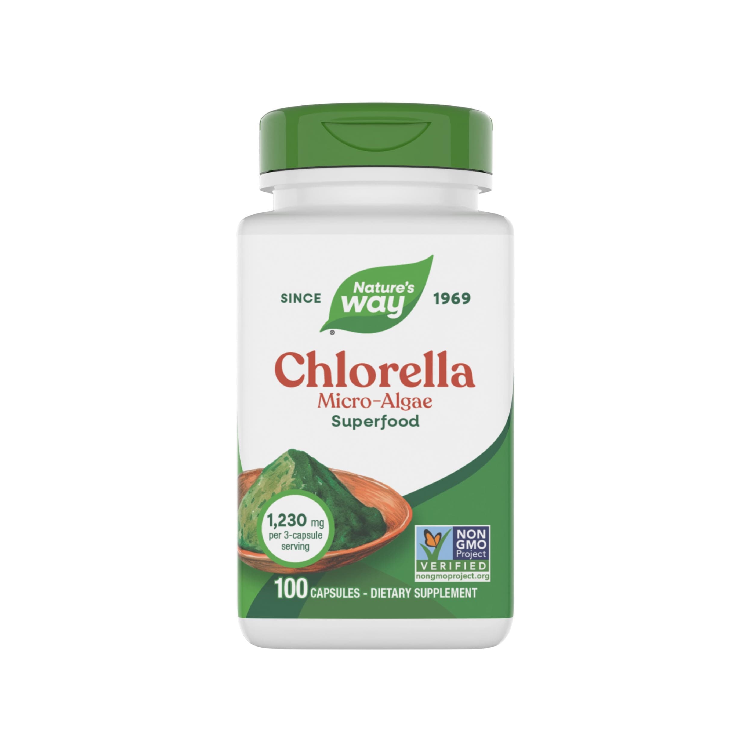 Chlorella, 100 Caps