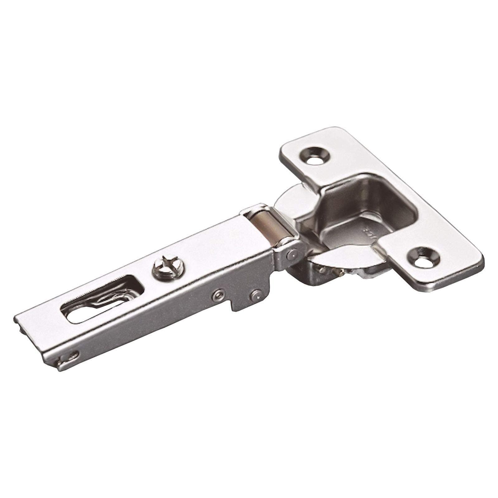 Salice 10 x Concealed Cup Hinge 200 Series Full Overlay Mounting 110° Drilling Pattern T45 Nickel Matt Steel Modern 3D Adjustment Hinge