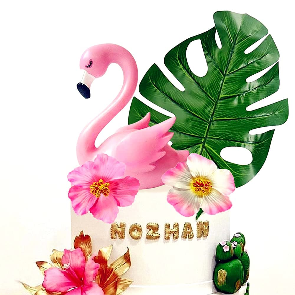 JeVenis Big Flamingo Cake Toppers