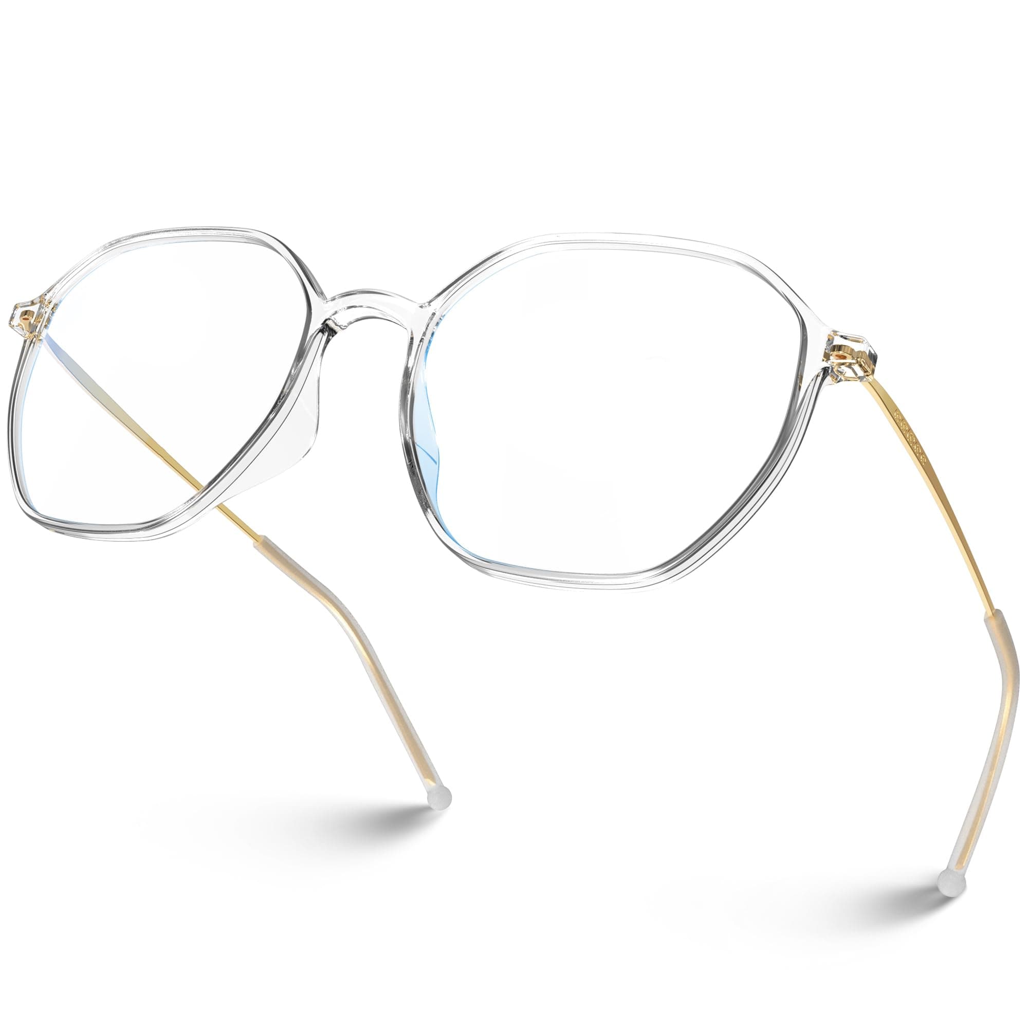 VISOONE Lightweight TR90 Blue Light Blocking Glasses Frame with Anti Glare Eye Protection for Women and Men RANE