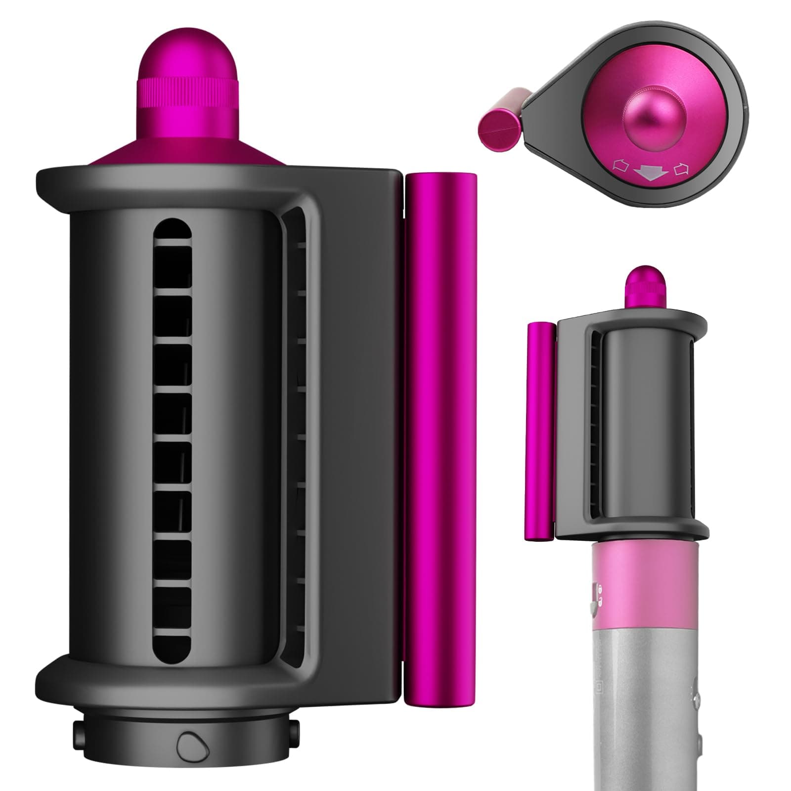 Smoothing Attachment Rose for Dyson Airwrap HS01 HS05, Anti-Flight Flyaway Nozzle for Air Wrap to Dry and Smooth Straight hair