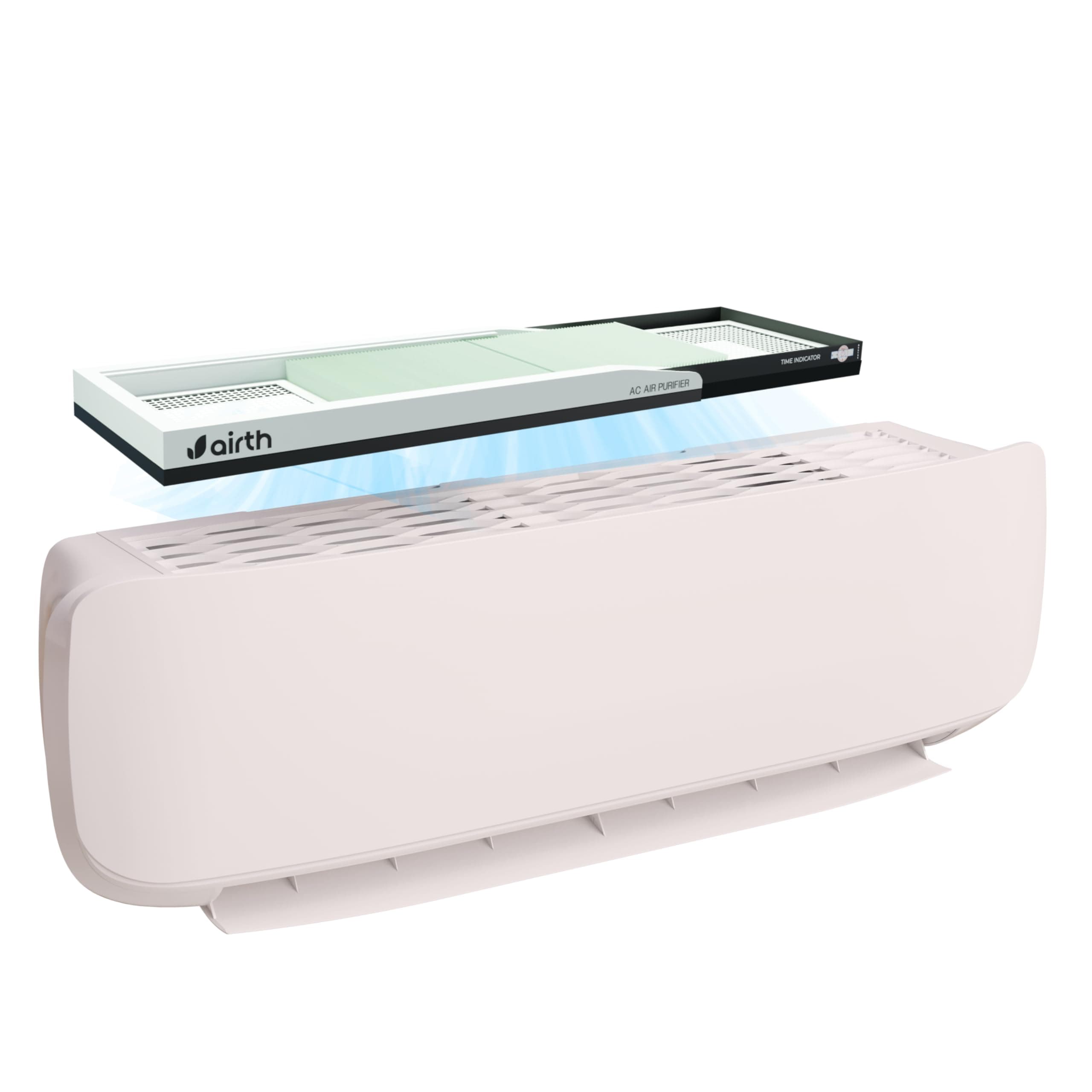 AIRTH HEPA Air Purifier for Home | Converts Split AC into Air Purifier | 99% PM2.5 & Allergen Removal | IIT Bombay Technology | No Extra Power Needed | HEPA Filter for Home & Office