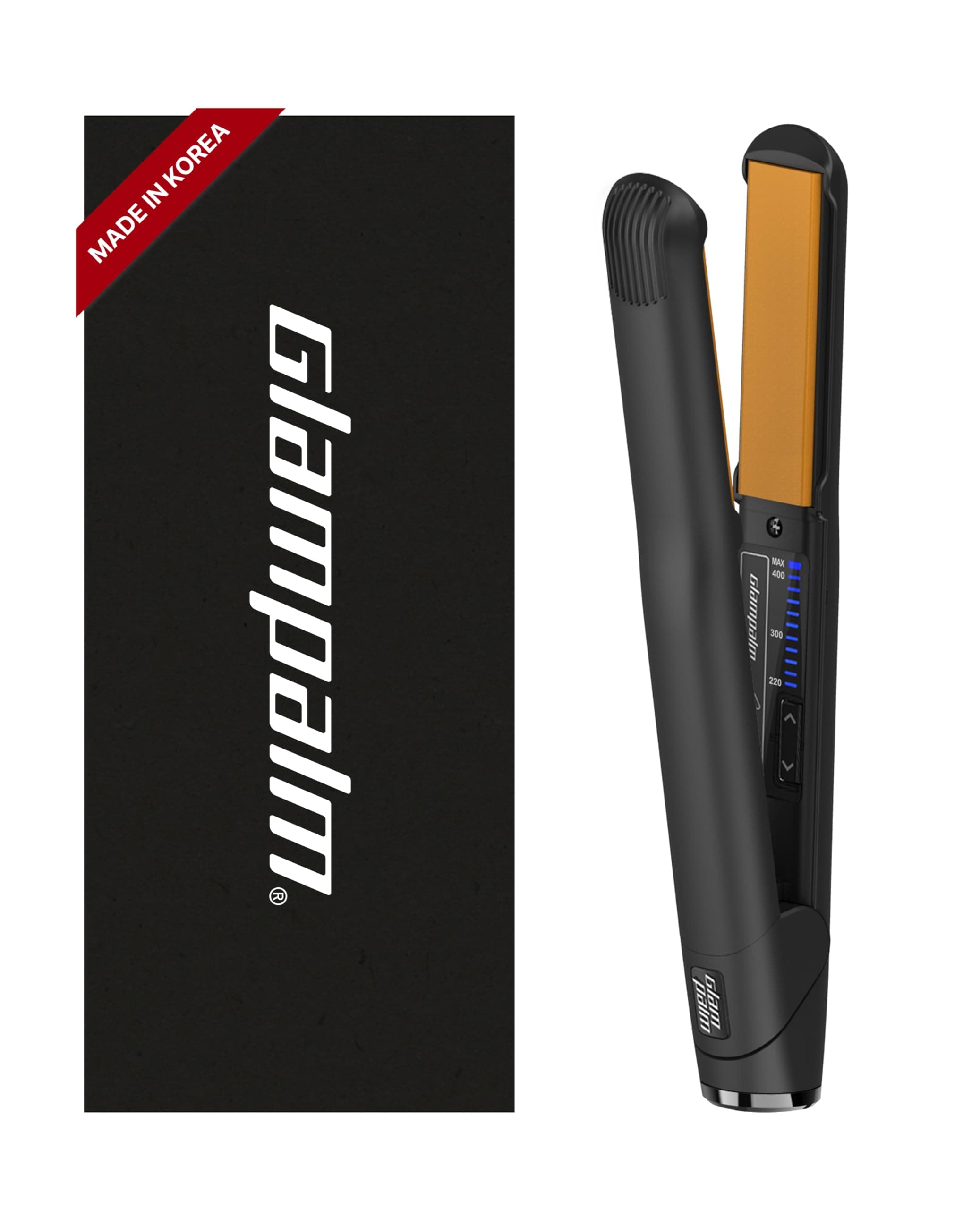 Classic 1" | Ceramic Flat Iron Infused with Vita-C, Korean No.1 Hair straighteners for Women, Dual Voltage, Silk Press, Hair Styling Irons | GP201