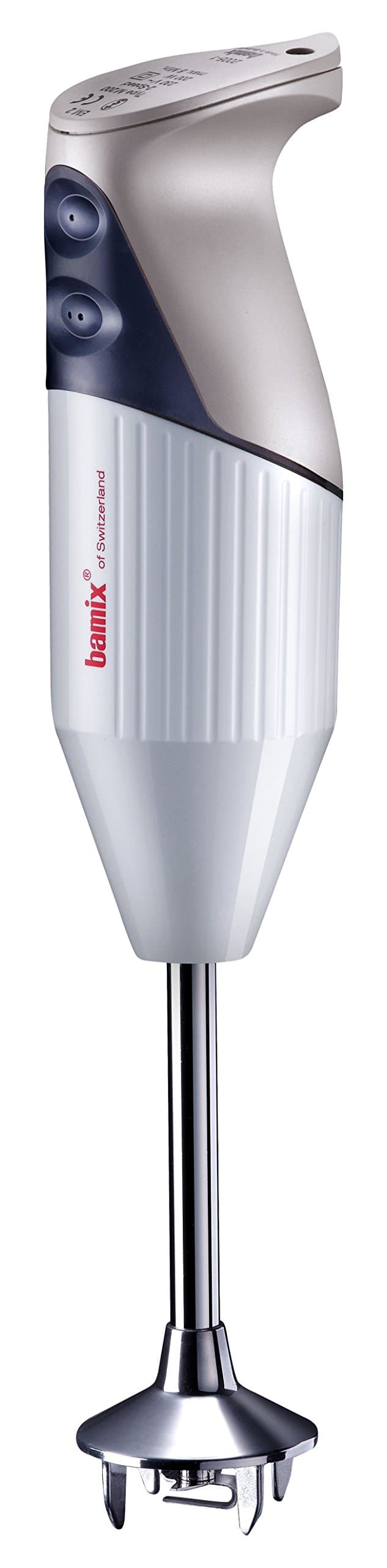 bamix Superbox Hand Blender Food Processor Swiss Made Lifetime Guarantee 200 W Motor 12-17000 rpm 2 Speed Setting Stainless Shaft Beater Multi Purp Whisk Meat Blades (4) Slicesy Jug Stand Processor