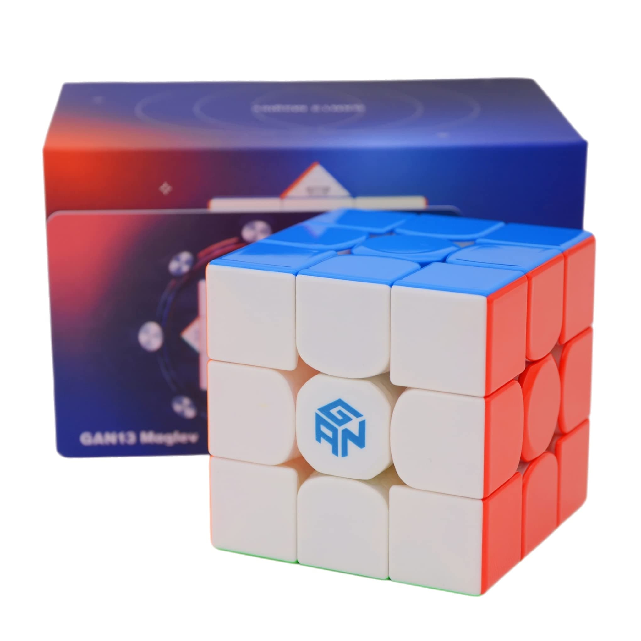 GAN 13 Maglev UV 3x3 Magnetic Magic Cube Speed Puzzle GAN13 Maglev UV 3x3 Stickerless Cube Magic GAN13 M UV 3x3x3 Gans Cubes Flagship (UV Coated Glossy)