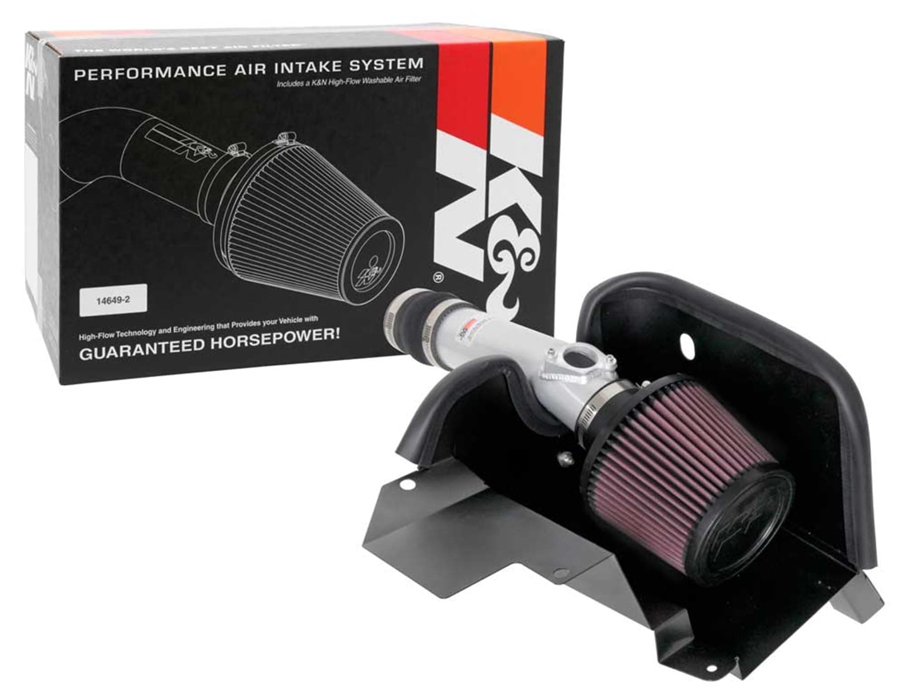 K&N Cold Air Intake Kit: High Performance, Guaranteed To Increase Horsepower: Fits 2018-2020 Honda Accord, 69-1507Ts