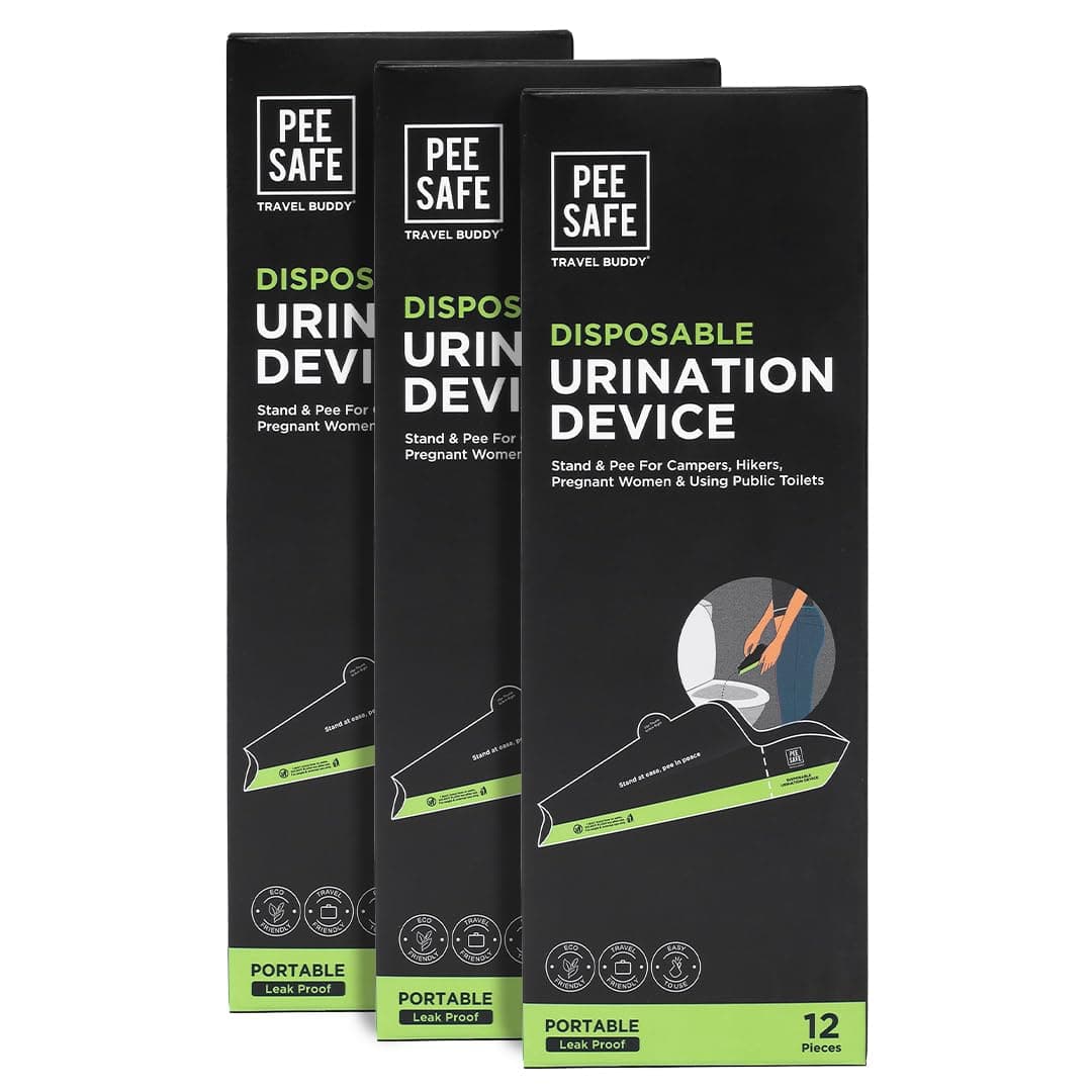 Pee Safe 36 Funnels Foldable & Disposable Female Urination Device | For Women, Pregnant Women, Joint Pain Patients & Travelers | Easy To Carry | Reduces The Risk Of UTI | Travel Friendly