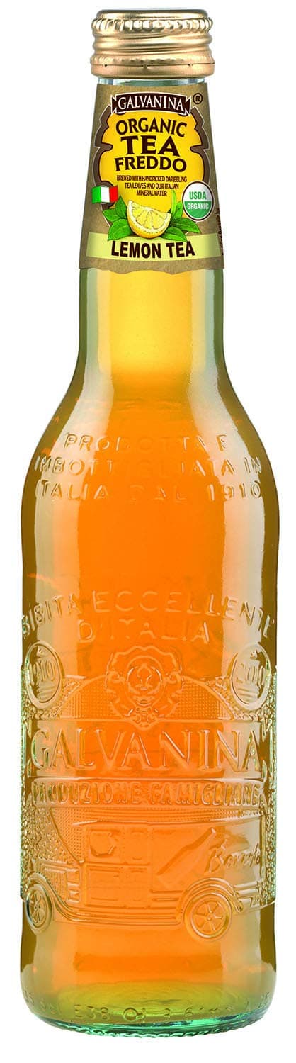 Galvanina - Lemon Tea - Organic Tea Freddo - 12 fl oz (12 Glass Bottles)