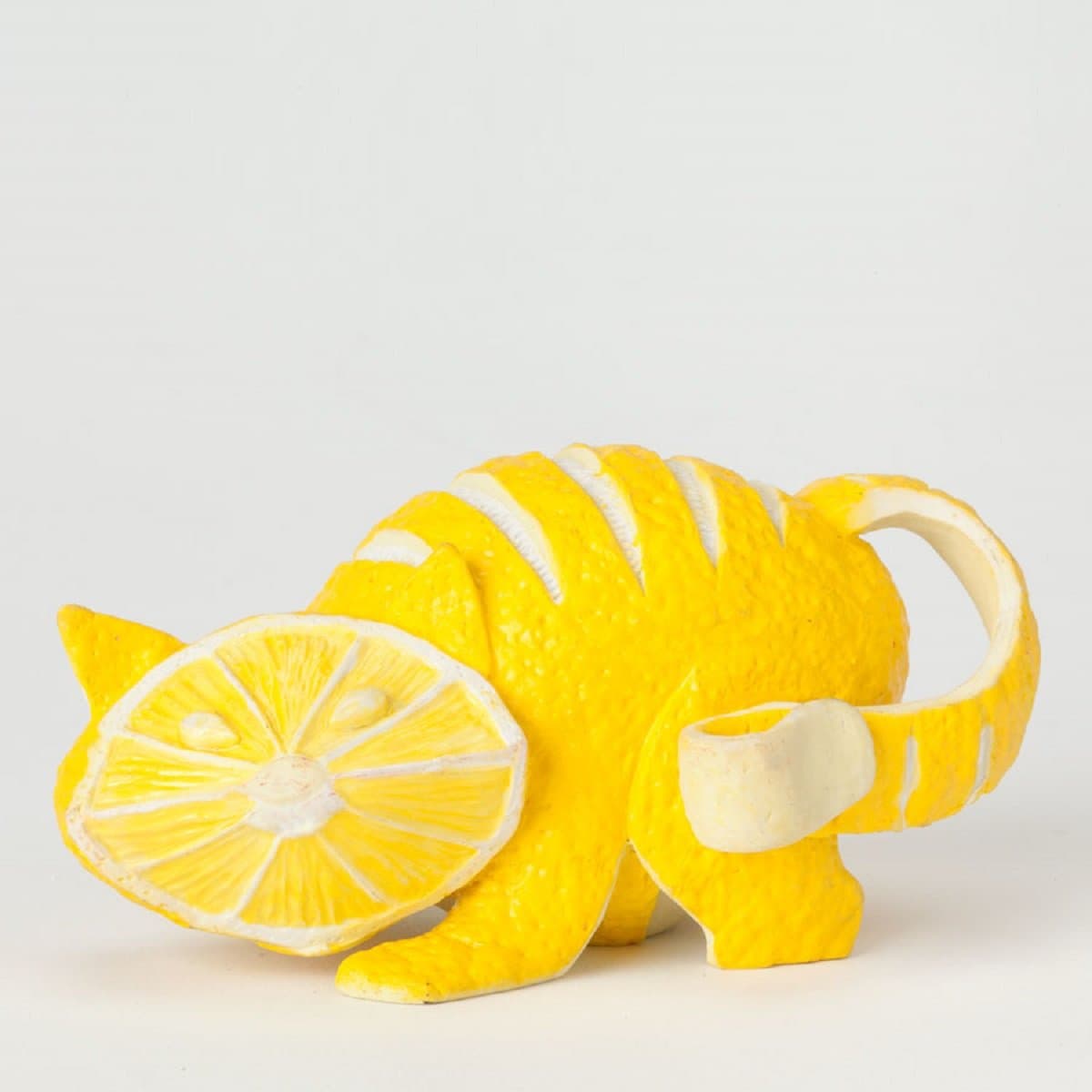 Enesco Home Grown Lemon Cat Figurine, 1.92-Inch