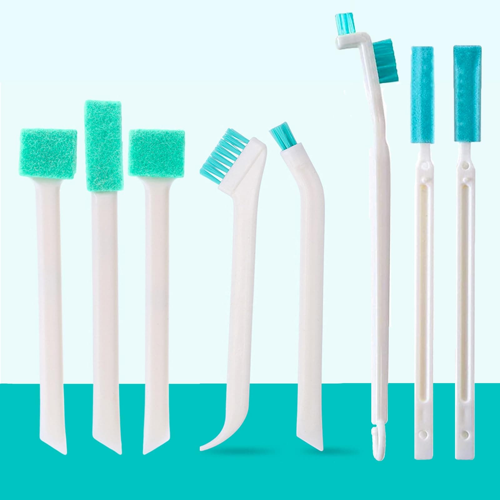 Household Cleaning Brushes,Precision Cleaning Brush Kit/Cleaning Tools, for Corner Stain Dirt Clean Brush,Deep Detail Crevice Cleaner Brush Set,ABS+Non-Woven Cleaning Brush 8Pcs(8)