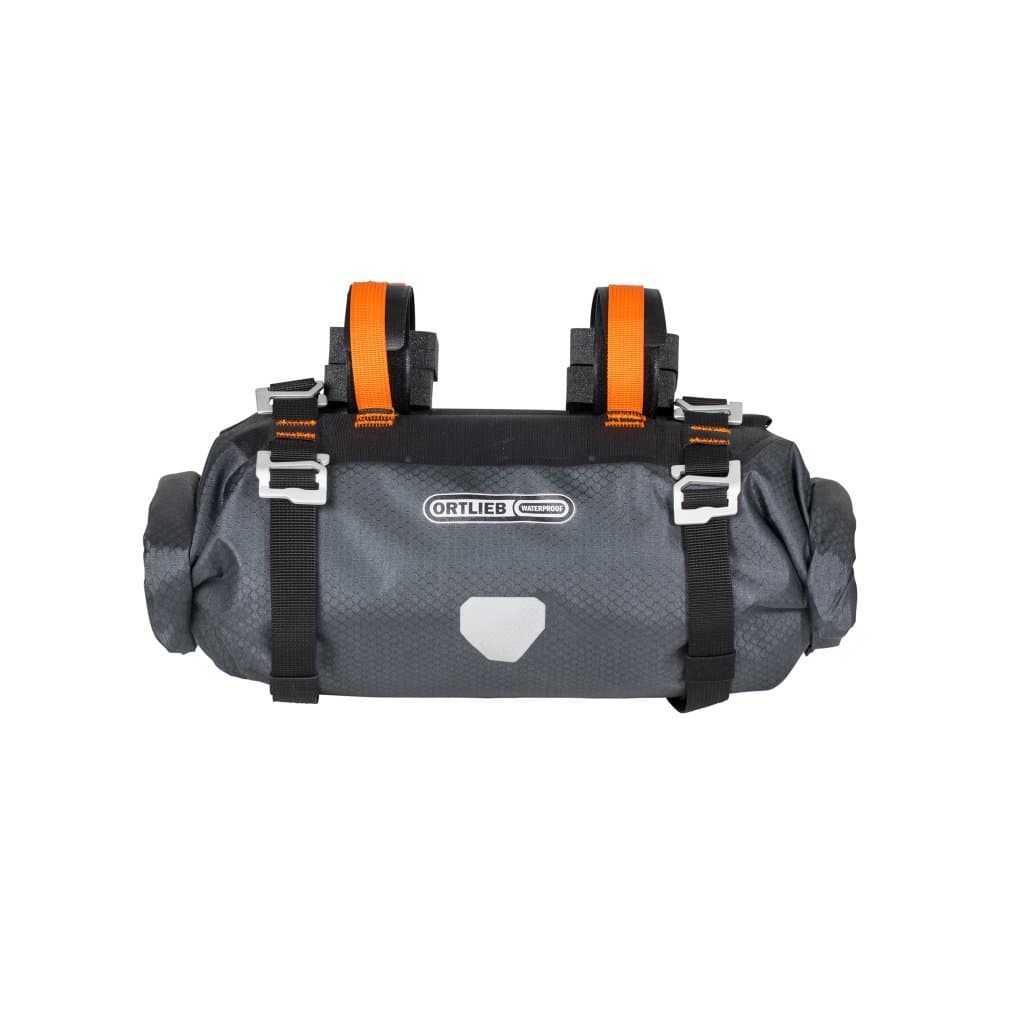 Ortlieb Bike Packing Handle-Bar Pack Small: 9 Liter Gray/Black