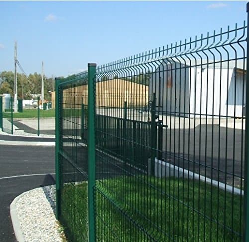 ITALFROM Modular Fencing Panel, Medium Green, 200 x 142 cm, Metal, Garden