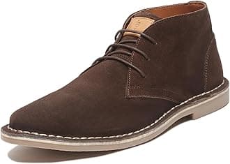LOUIS STITCHSuede Leather Chukka Boot for Men | High Ankle Casual Office & Trekking Shoes | Hiking Boot | Stitch Down Desert LSSD