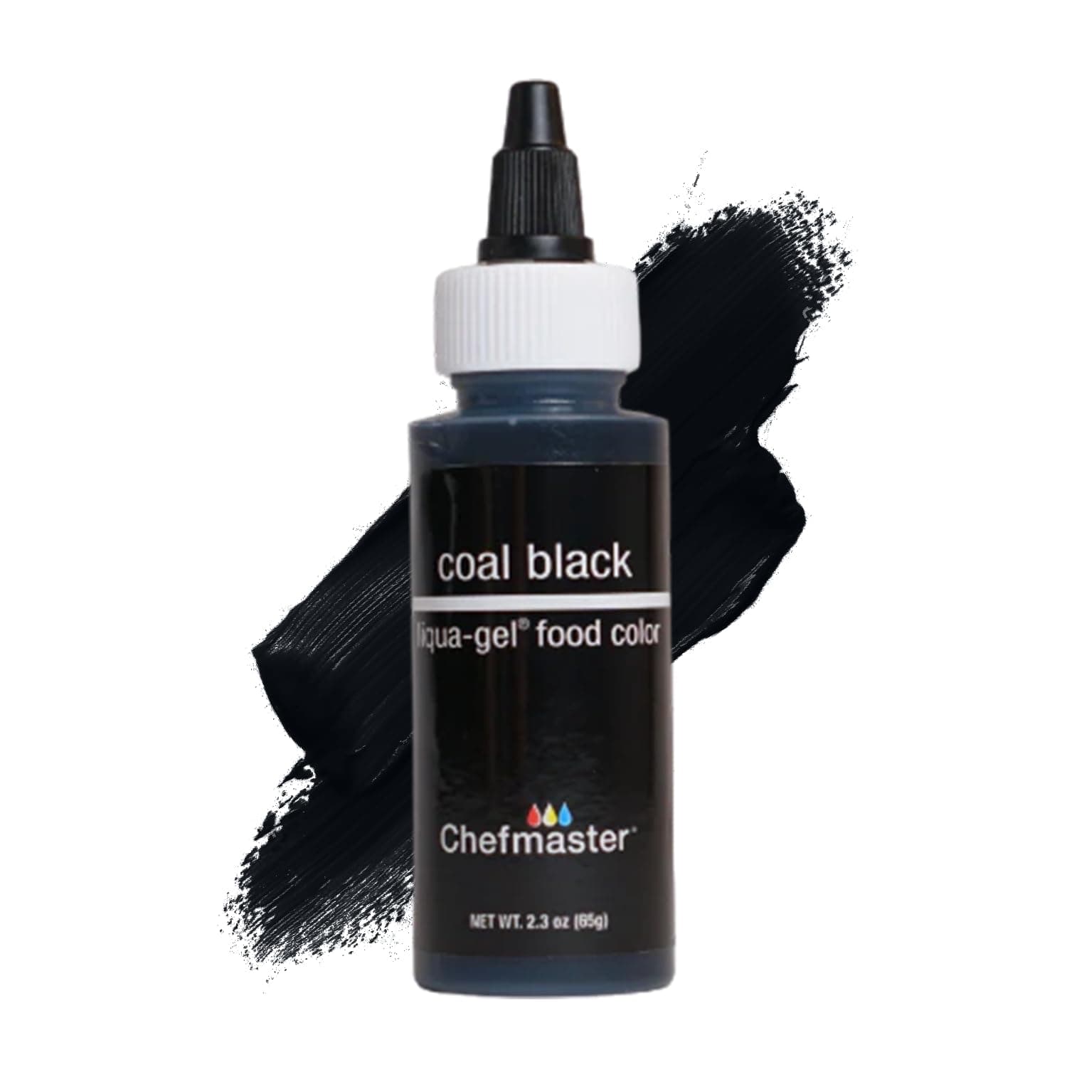 Edible Pigment, Chef Master Licagel, Coal Black, 2.3 oz (65 g), Colorant, Edible, Food Color, Black, Pigment, Red