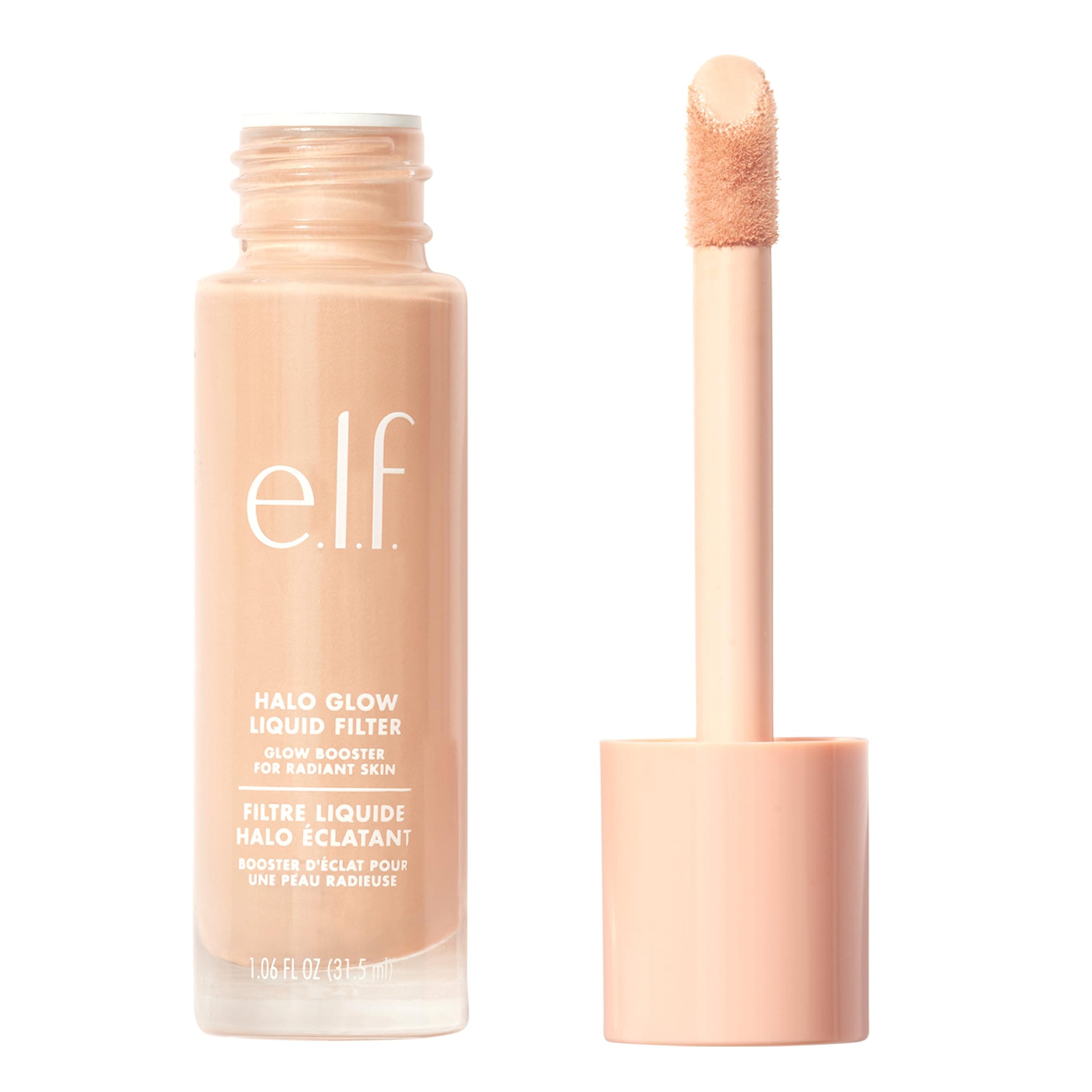 e.l.f. Halo Glow Liquid Filter, Complexion Booster For A Glowing, Soft-Focus Look, Infused With Hyaluronic Acid, Vegan & Cruelty-Free,1 Fair