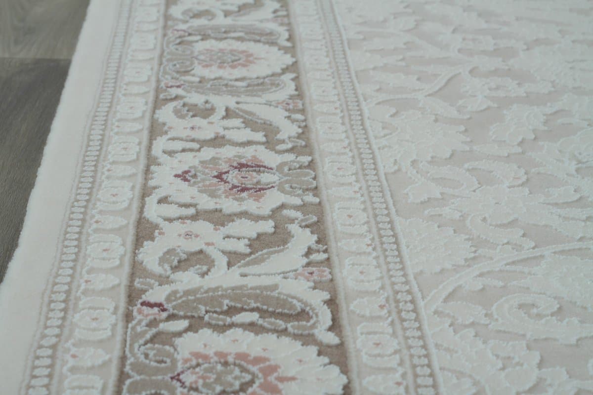 DolceMora Sehrazat Prato 8031 Rug, Polyester, Cream, 150 x 80 x 15 cm