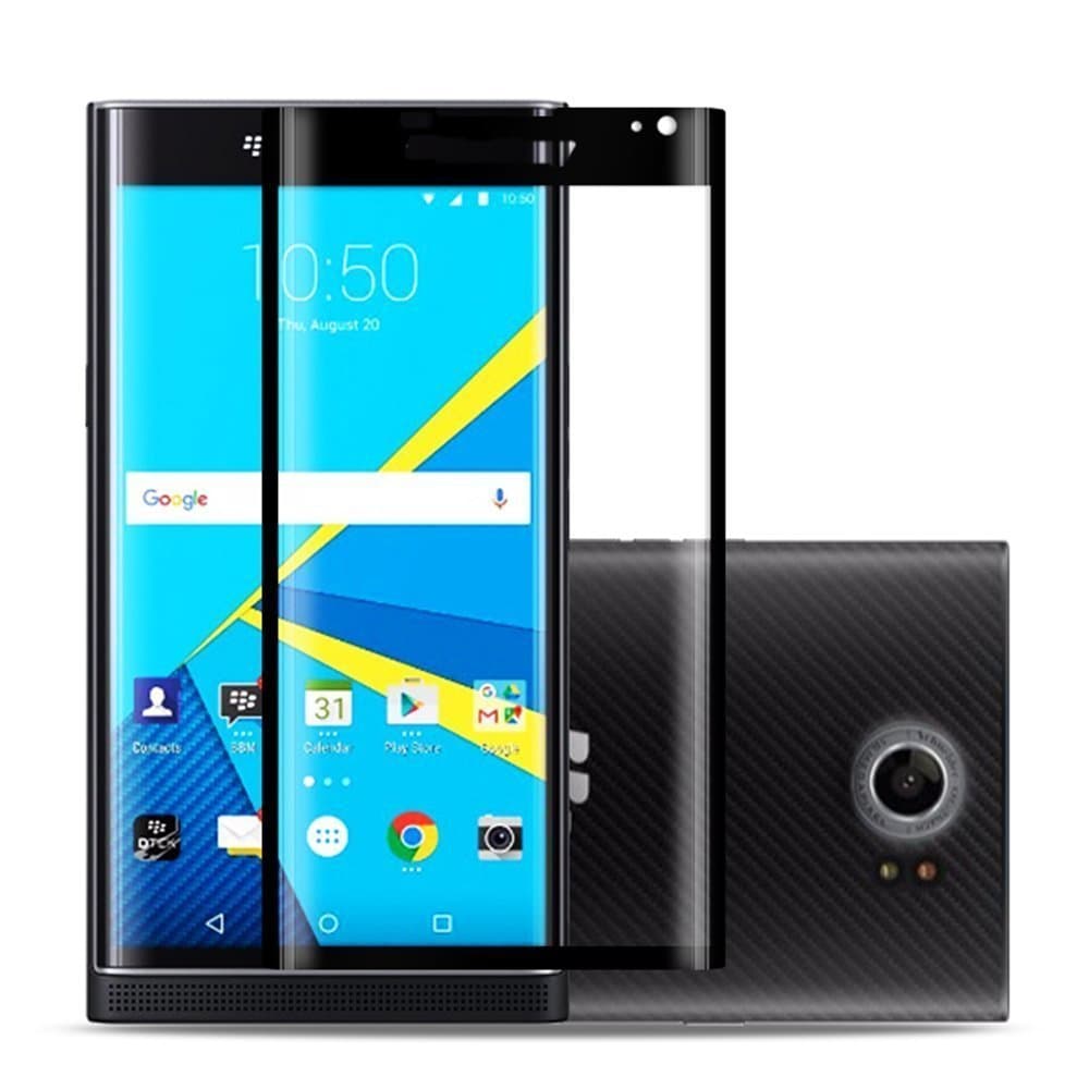 for BlackBerry Priv Tempered Glass Screen Protector，3D Full Coverage [Bubble-Free] [9H Hardness] [Scratch-resistant] screen protector for BlackBerry Priv
