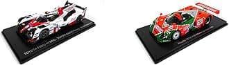 - Set of 2 Cars Le Mans Spark 1/43 for Hachette Japon: Toyota TS050 2017 + Mazda 787B 1991 (01 + 02)