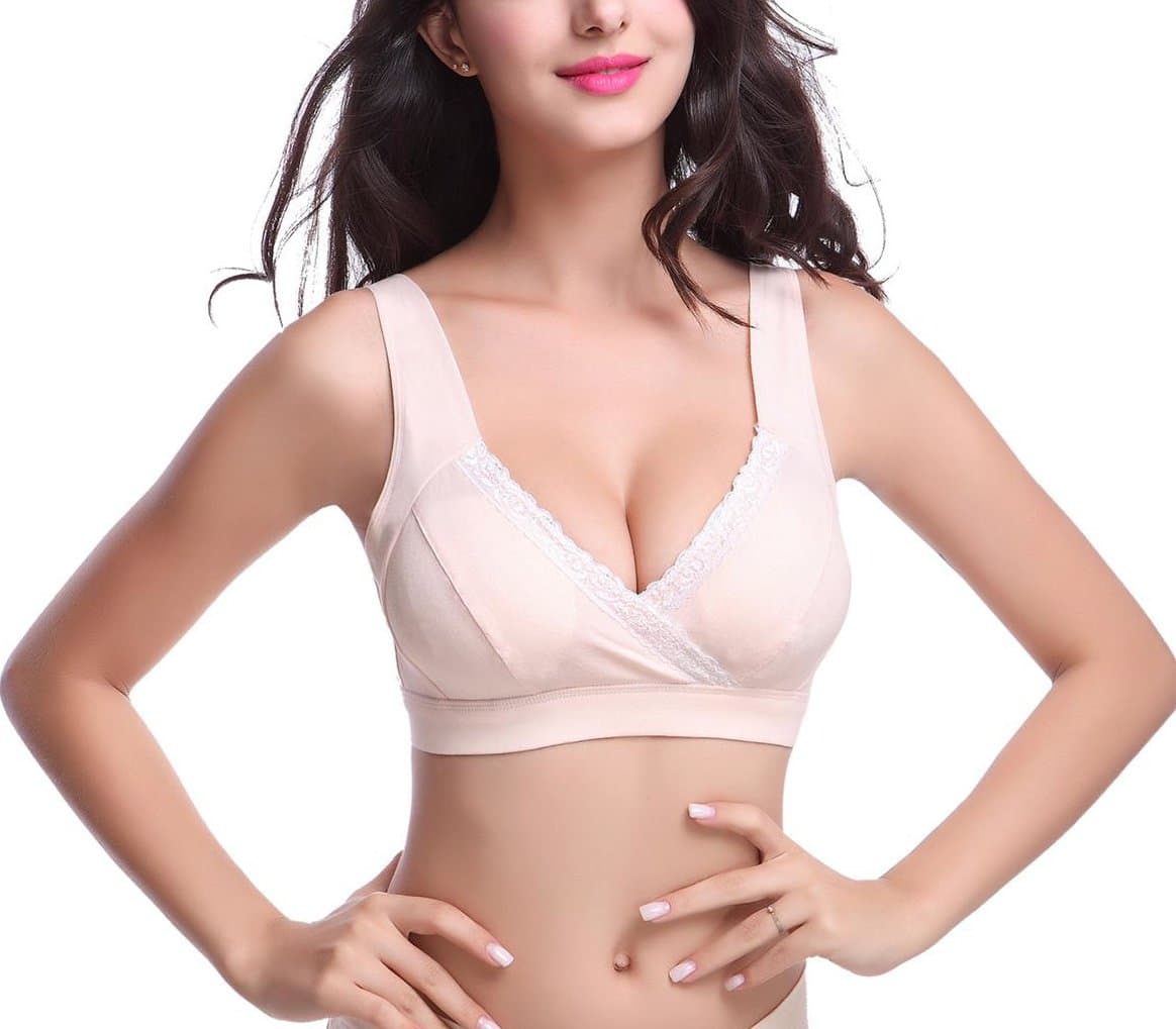 4How Seamless Nursing Bra Bralette