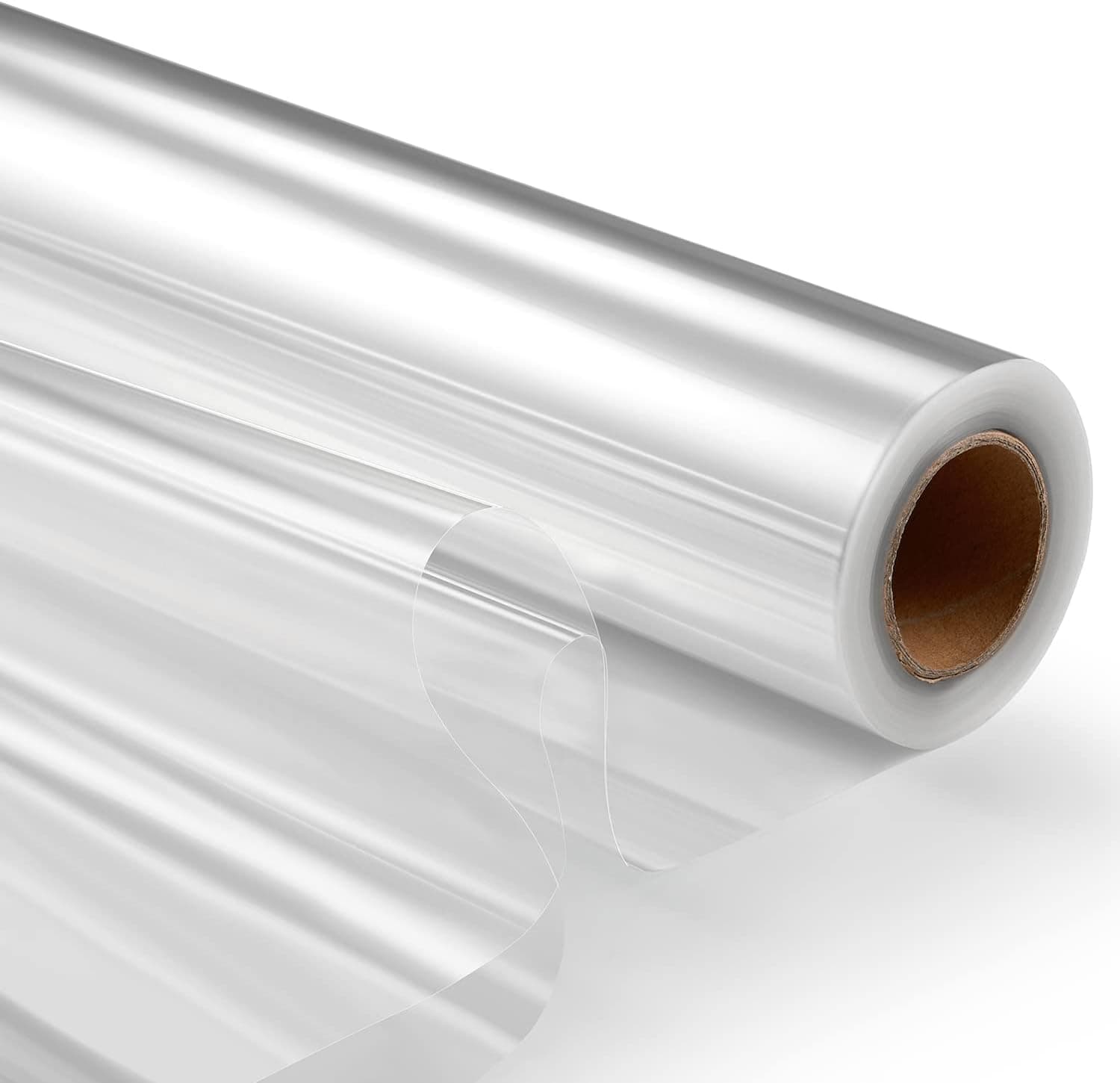 Red Dot Gift® Clear Cellophane Wrap Roll Transparent Wrapping Cellophane for Flower Baskets Gift Wrap Crafts Supplies,Flower Wrap, Gift Wrap (70cm x 50 M)