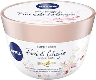 NIVEA Cream Oil Pufflé Pearls Cherry Blossom/Jojoba Oil (1 x 200), Moisturising Body Care, ml