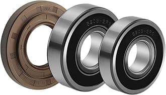 Front Load Washer Tub Ball Bearings Washing Machine Bearing Kit Compatible for LG & Kenmore Etc Replacement Part 4036ER2004A 4036ER4001B 4280FR4048E 4280FR4048L-Brown