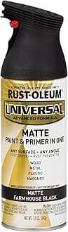 330505 Universal All Surface Spray Paint, 12 oz, Matte Farmhouse Black
