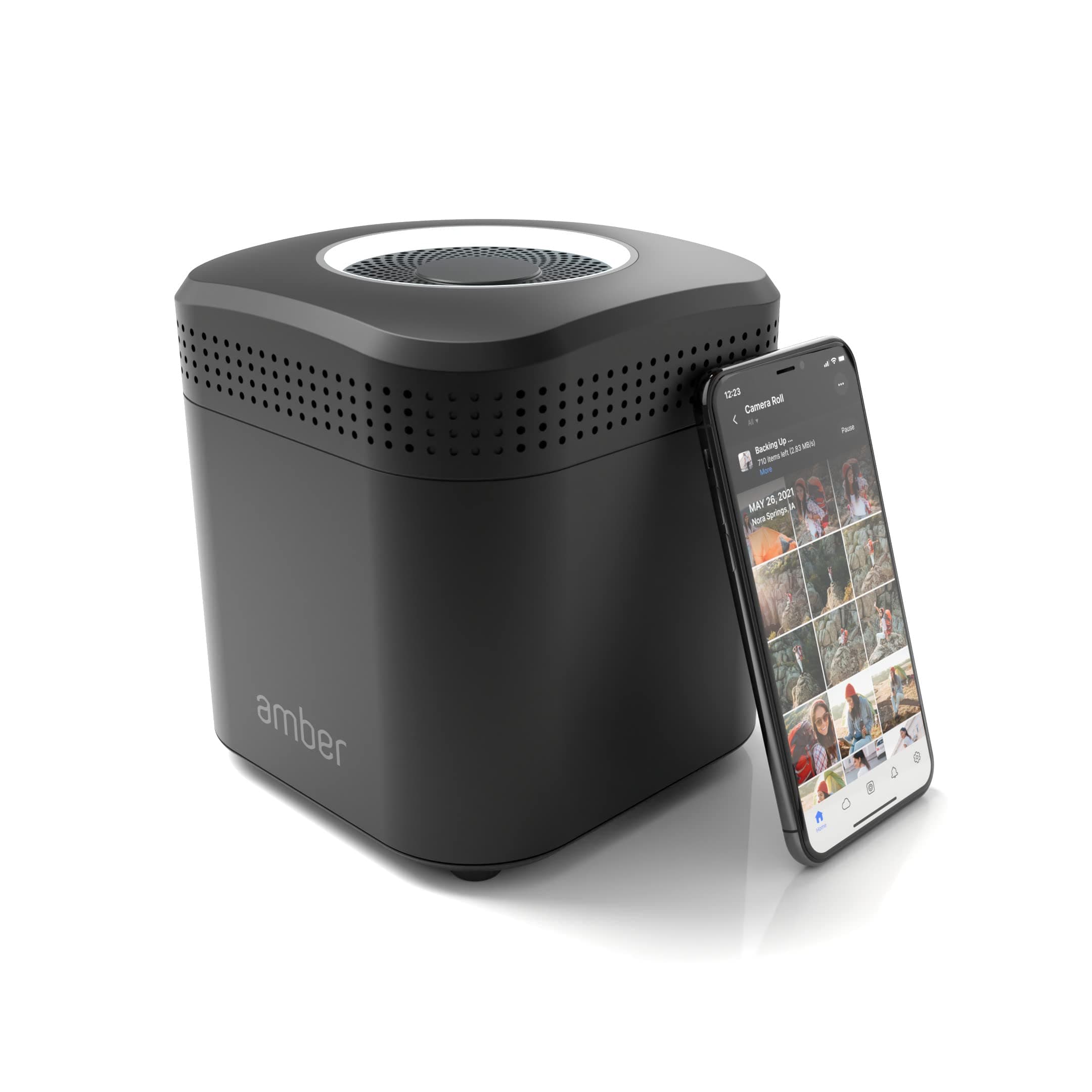 AmberPRO Personal Cloud Storage Device + AC2600 WiFi Router. Dual 1TB Hard Drives with RAID 1 or Optional 2TB with RAID 0. Plex and Home Assistant. iOS/Android/Windows/Mac Compatible. AM1211-1TB