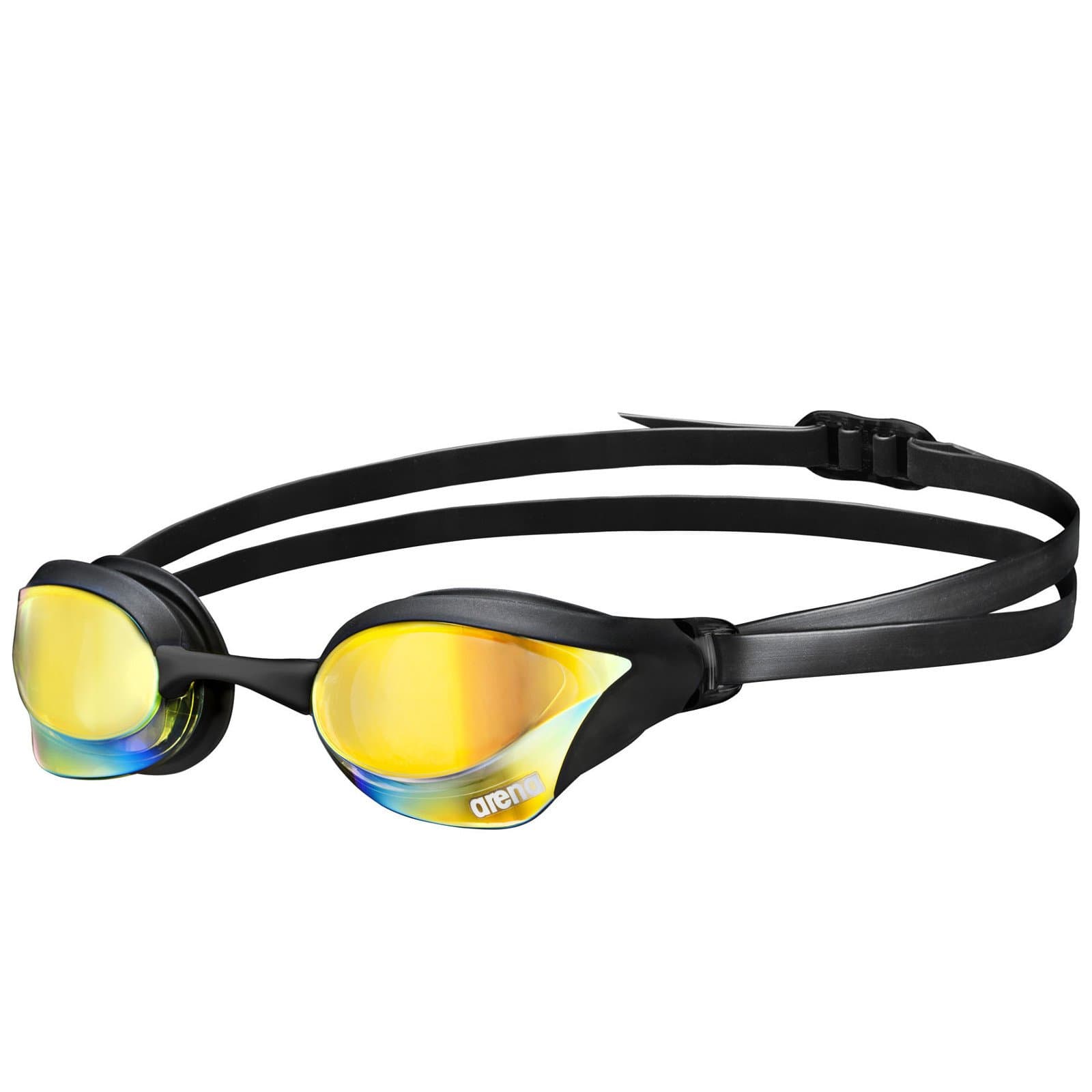 Arena Cobra Core Mirror Swimming Goggles Yellow Black