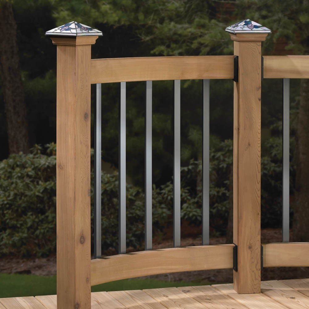 40 Inch Traditional Deck Balusters - Black, Pack of 10